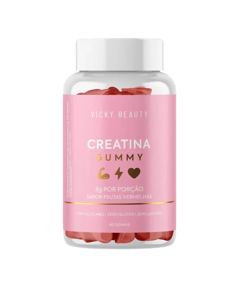 Creatina Vicky Beauty - Frutas Vermelhas - Exclusive Beauty