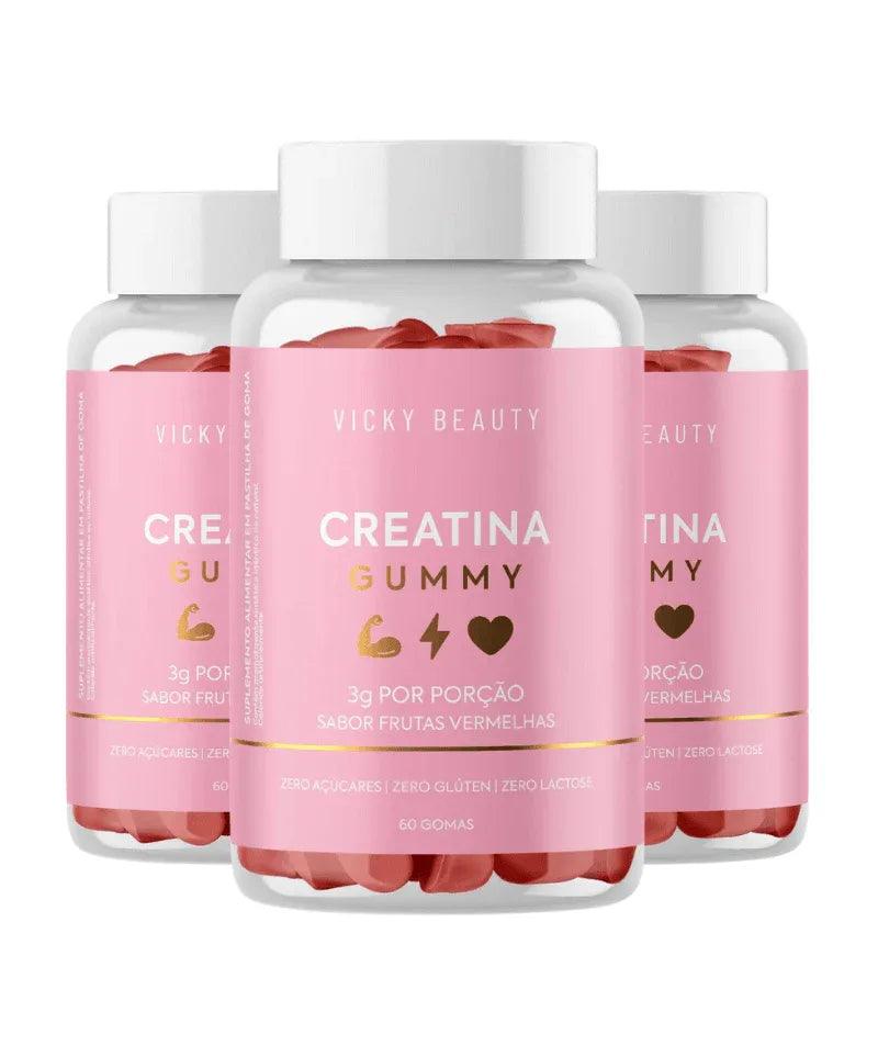 Creatina Vicky Beauty - Frutas Vermelhas - Exclusive Beauty