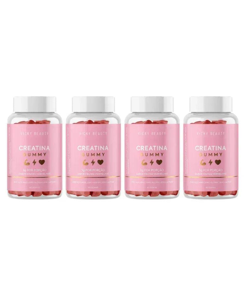 Creatina Vicky Beauty - Frutas Vermelhas - Exclusive Beauty
