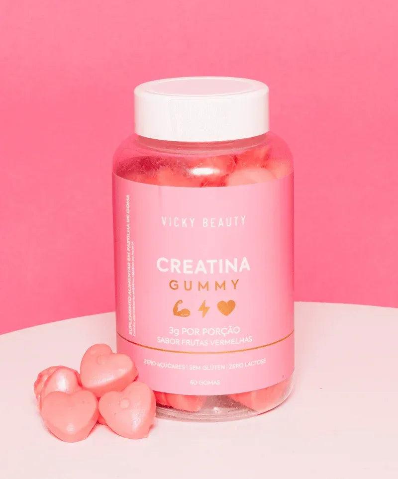 Creatina Vicky Beauty - Frutas Vermelhas - Exclusive Beauty