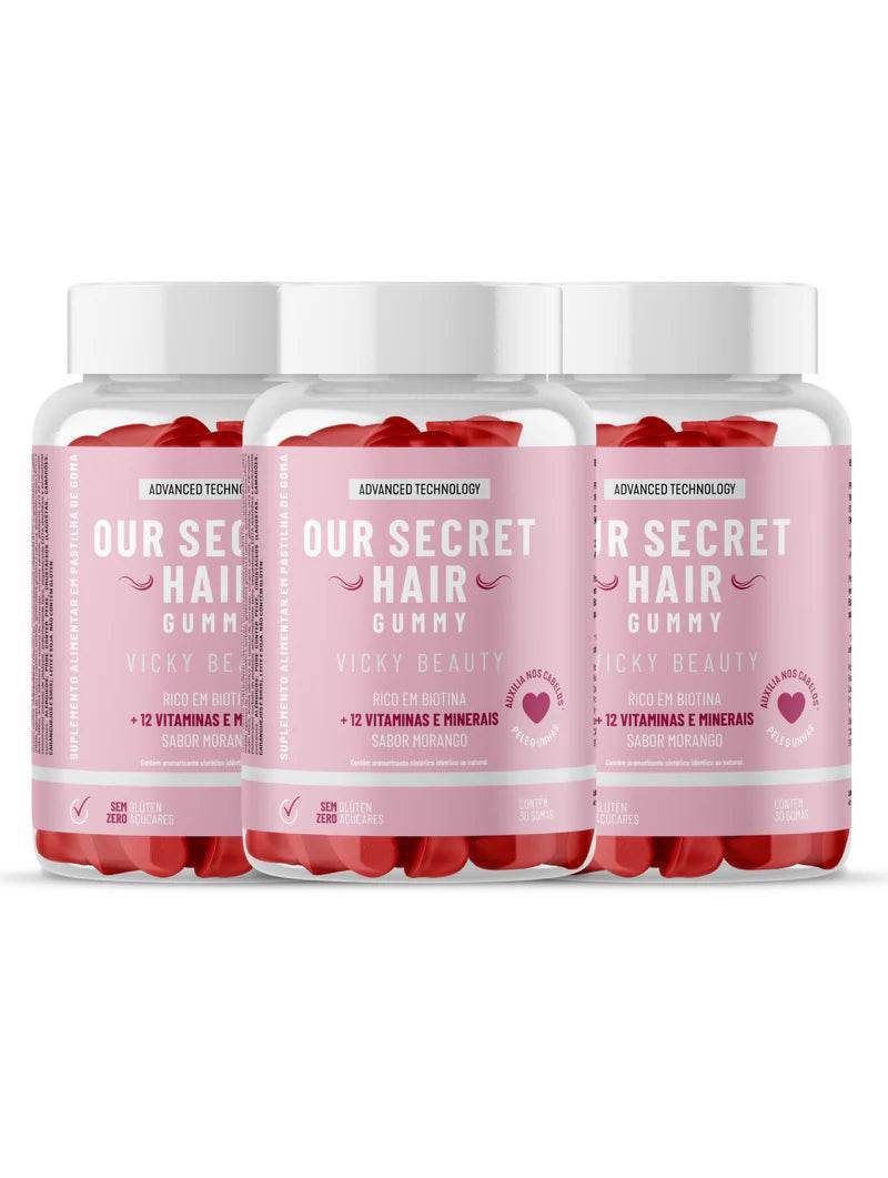 Leve 3 unidades do HAIR GUMMY - Exclusive Beauty Drink