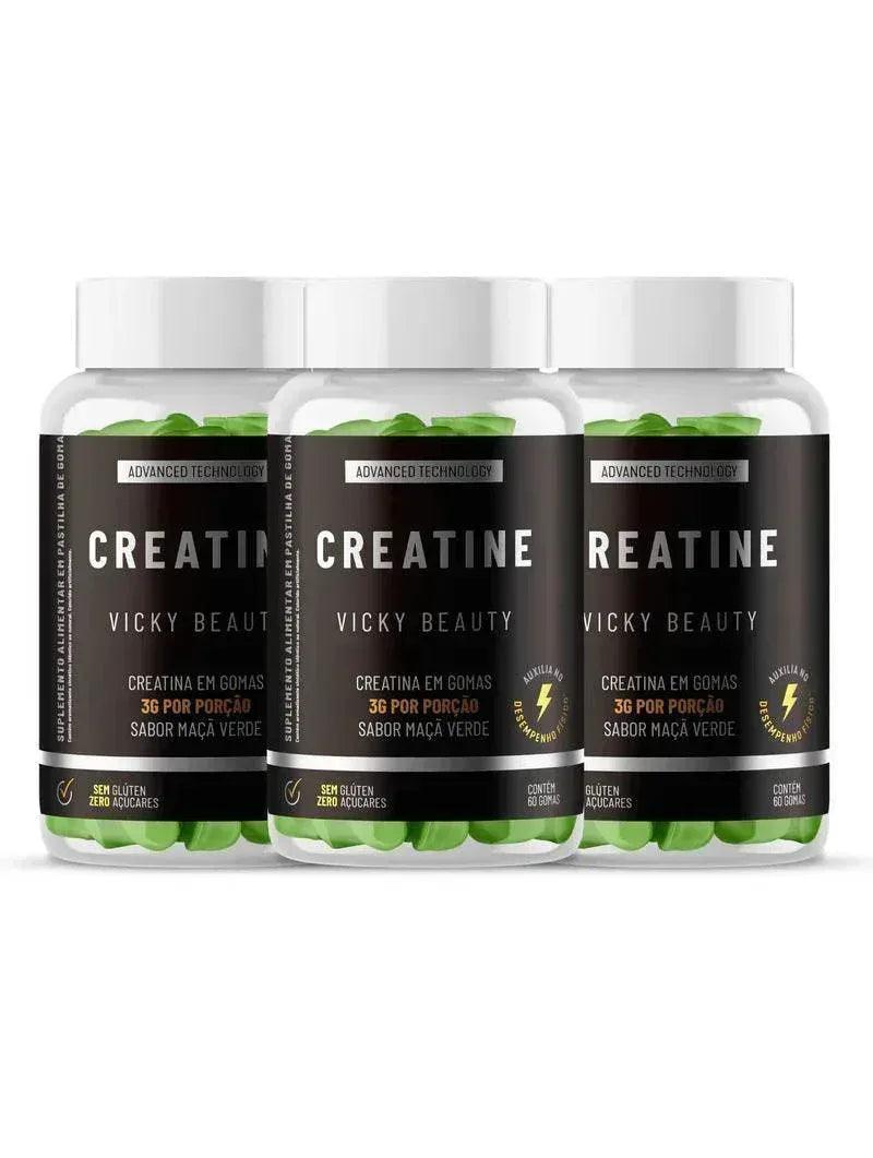 Leve 3 unidades de Creatina em Goma - Exclusive Beauty