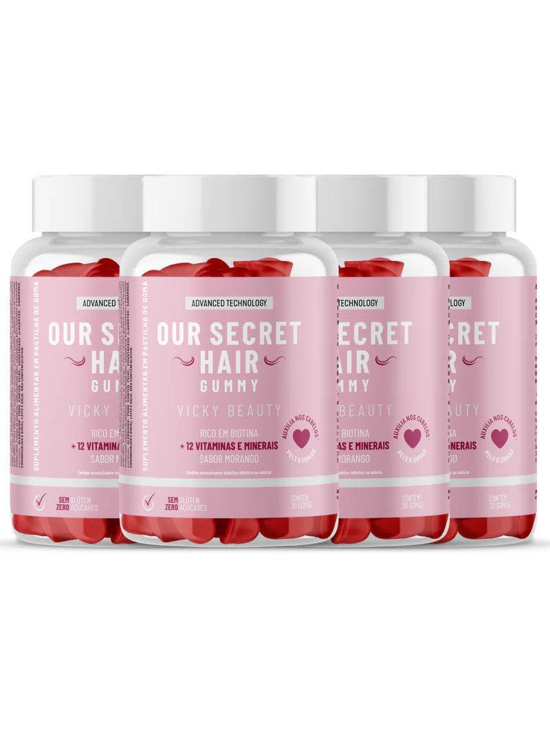 Leve 4 unidades do HAIR GUMMY - Exclusive Beauty Drink