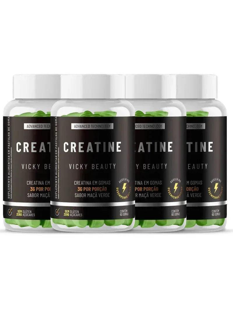 Leve 4 unidades de Creatina em Goma - Exclusive Beauty