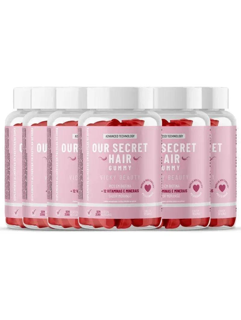 Leve 6 unidades do HAIR GUMMY - Exclusive Beauty