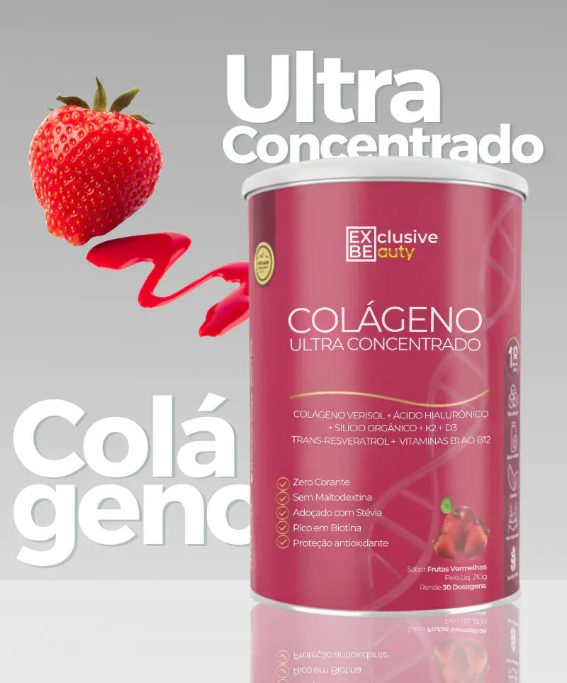 Leve 2 unidades do Colágeno Ultra Concentrado Exclusive Beauty - Exclusive Beauty