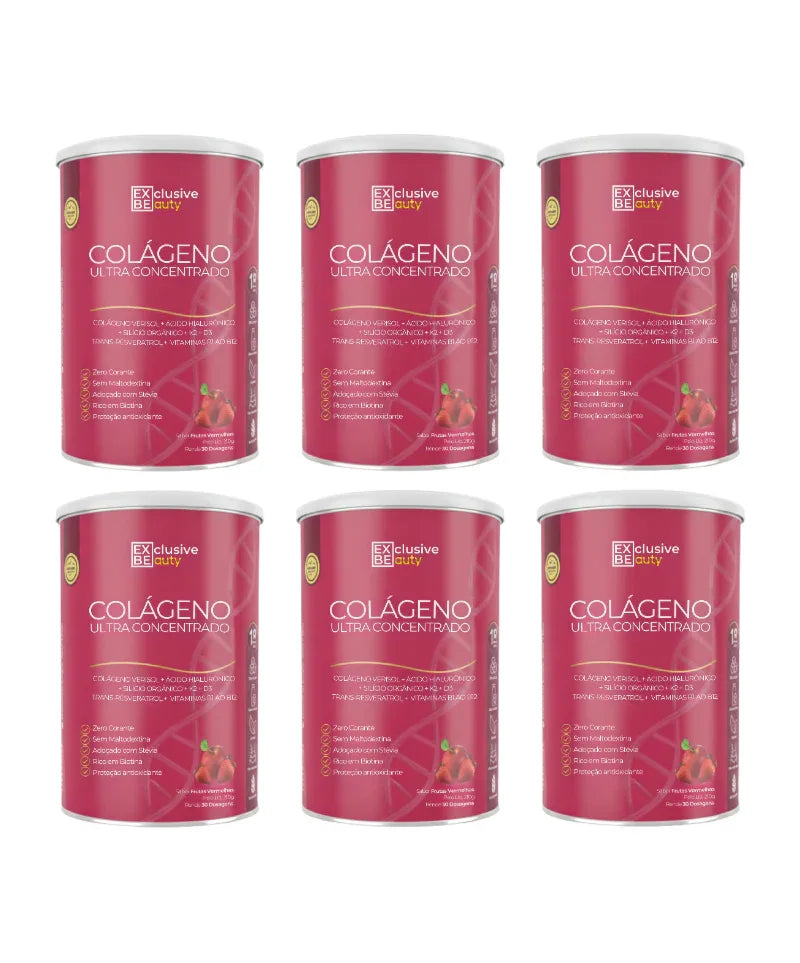 Leve 6 unidades do Colágeno Ultra Concentrado Exclusive Beauty - Exclusive Beauty