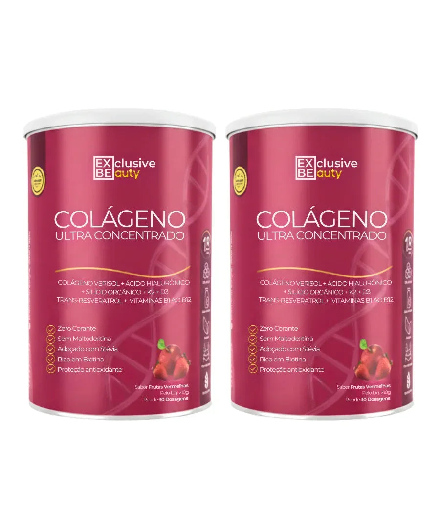 Leve 2 unidades do Colágeno Ultra Concentrado Exclusive Beauty - Exclusive Beauty